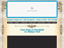 Tablet Screenshot of boardwalkapts.net